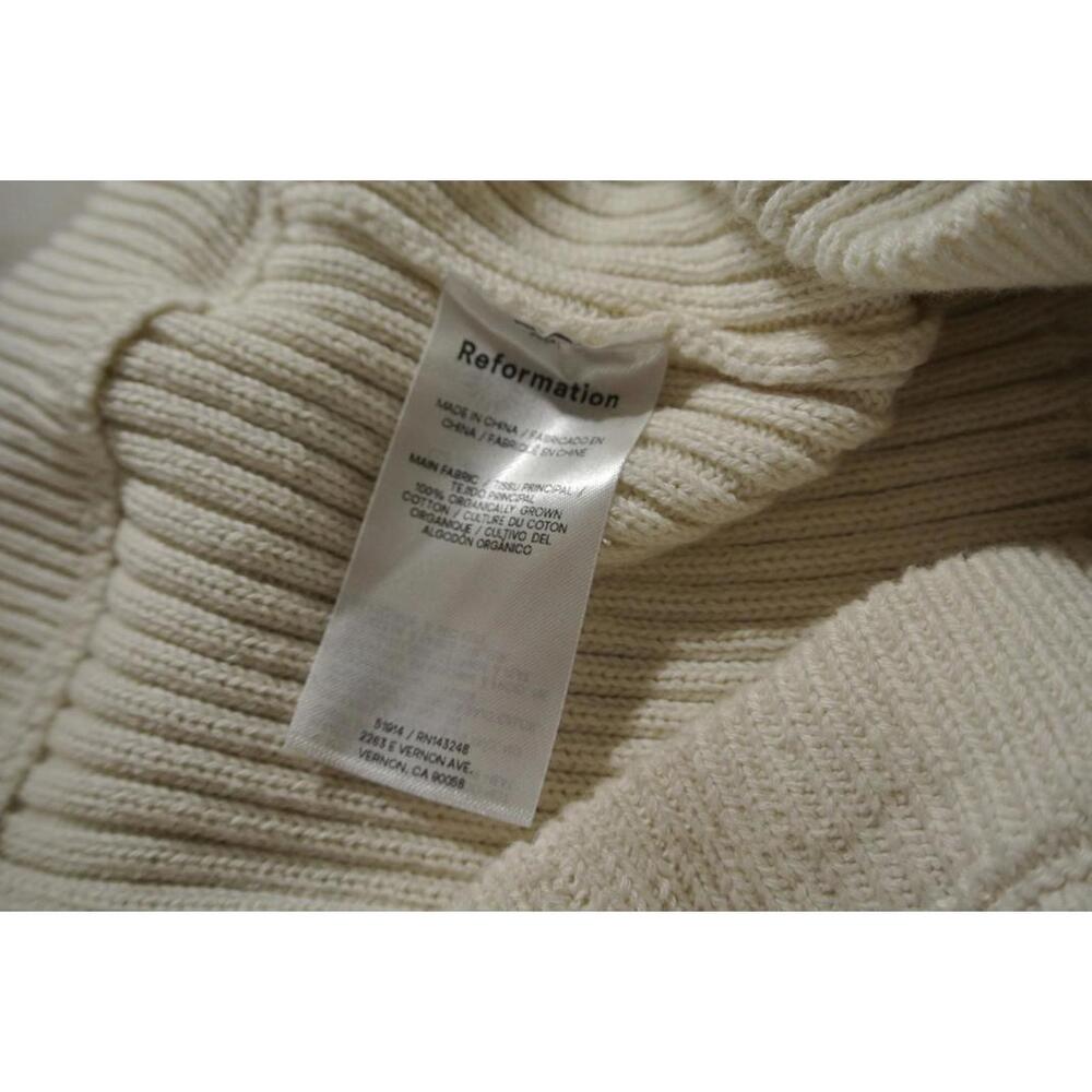 NEW, Reformation Kate Cotton Knit Two Piece in Gossamer Size XL #MD1087 - Picture 7 of 11